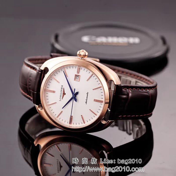 LONGINES浪琴 經典大三針 全自動機械 精品男士腕表 WSS0256